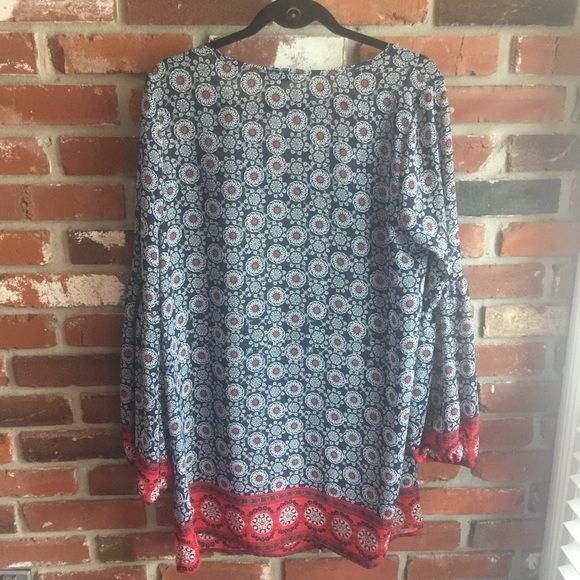 Blue and Red Tunic - Picture 2 of 3